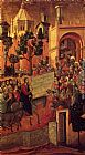 Duccio Di Buoninsegna Canvas Paintings - Maesta (Detail From The Maesta Alterpiece)